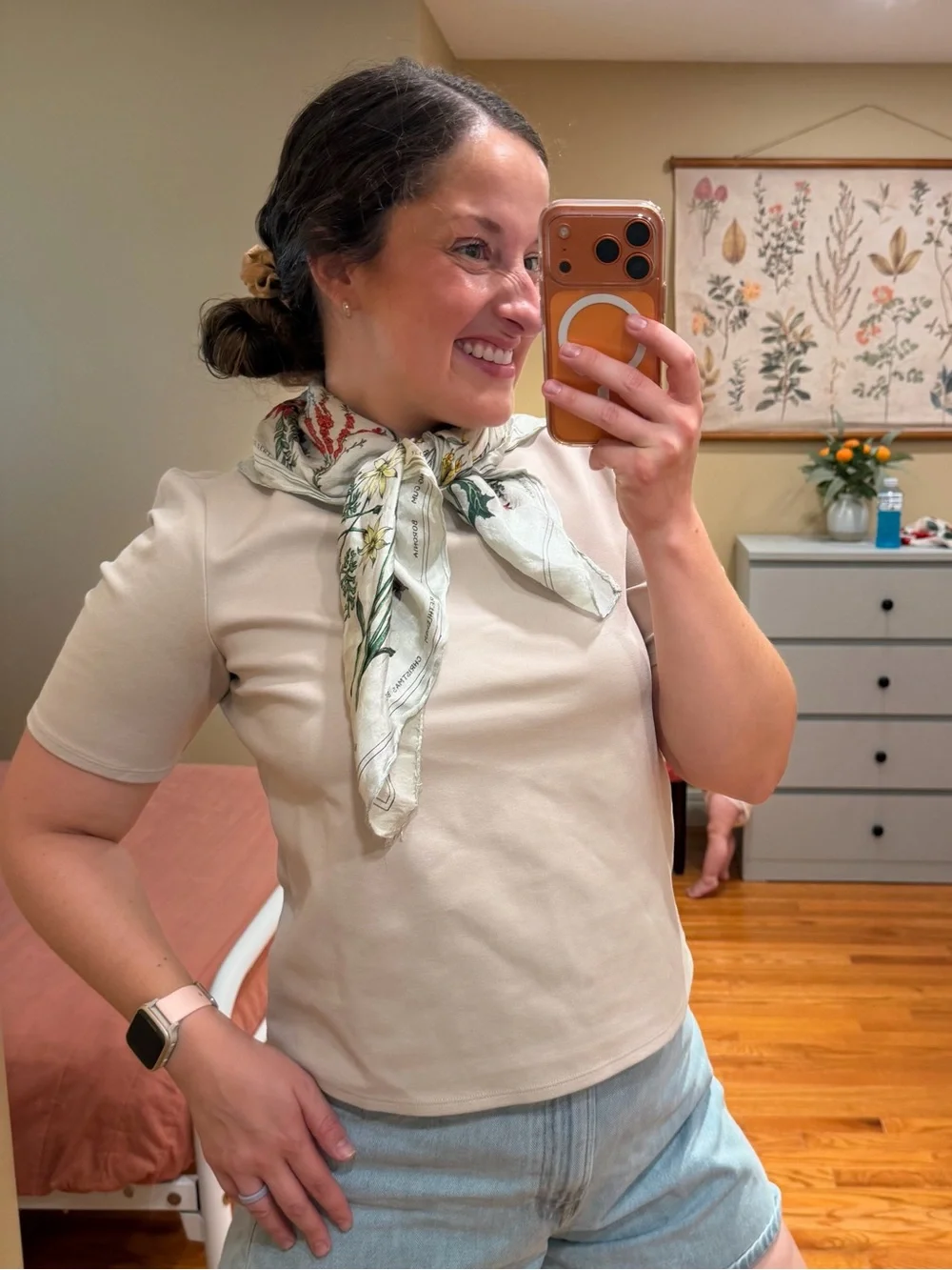 Vintage lightweight scarf